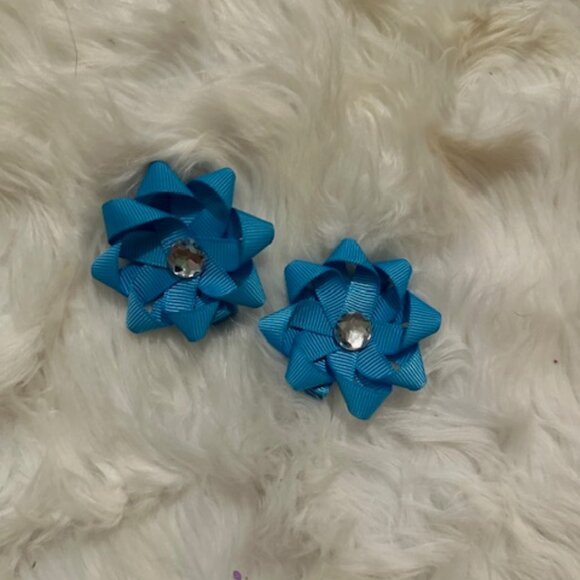 Bundle (8) of 3" Ribbon Flower Bows 3B8006 Handmade NWT Boutique - Picture 9 of 9